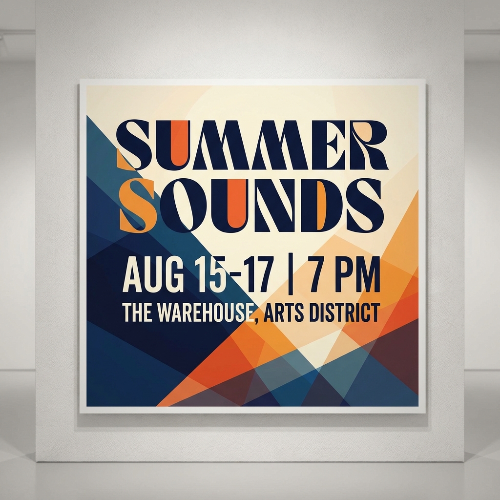 Event Poster example