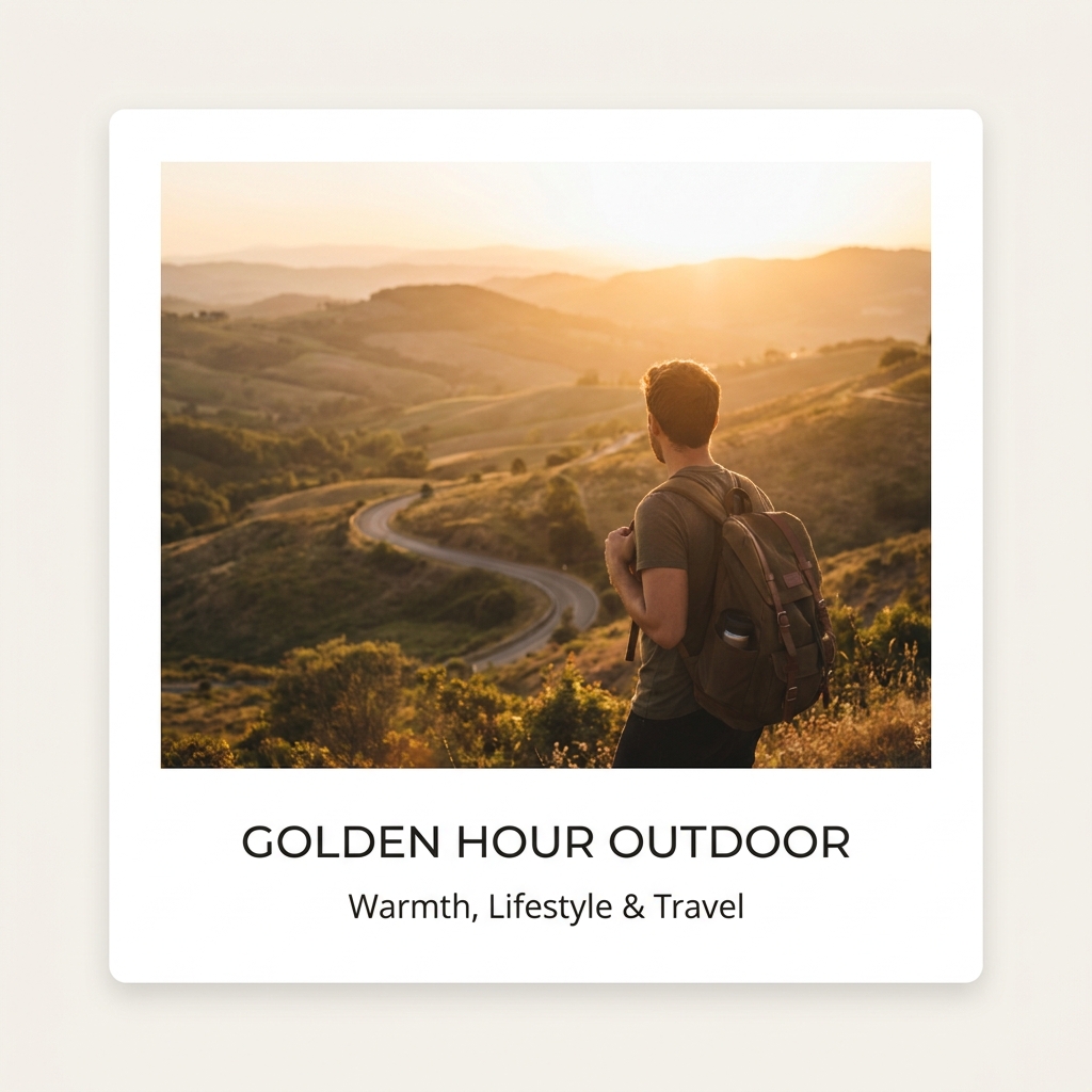 Golden Hour Outdoor example